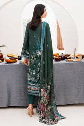 L-1109 | 3PC Unstitched Luxury Lawn Collection Mashaal By Ramsha